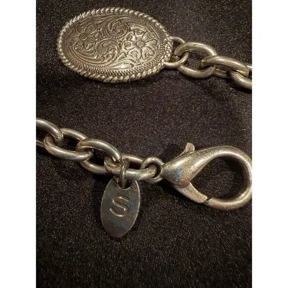 Tony Lama Women’s Nicole Concho Western Style Belt 37”